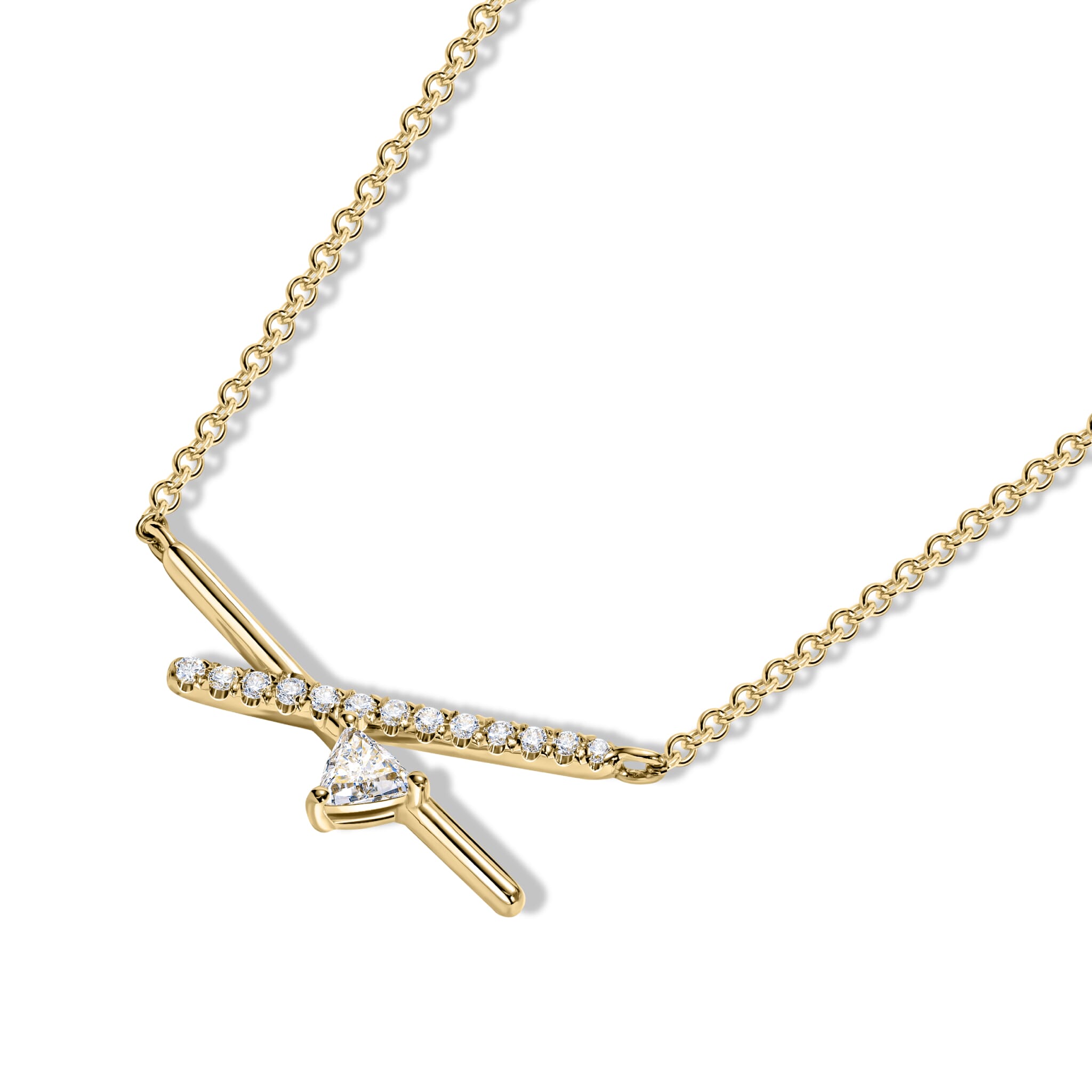 GEMINI NECKLACE | Pendant White Gold