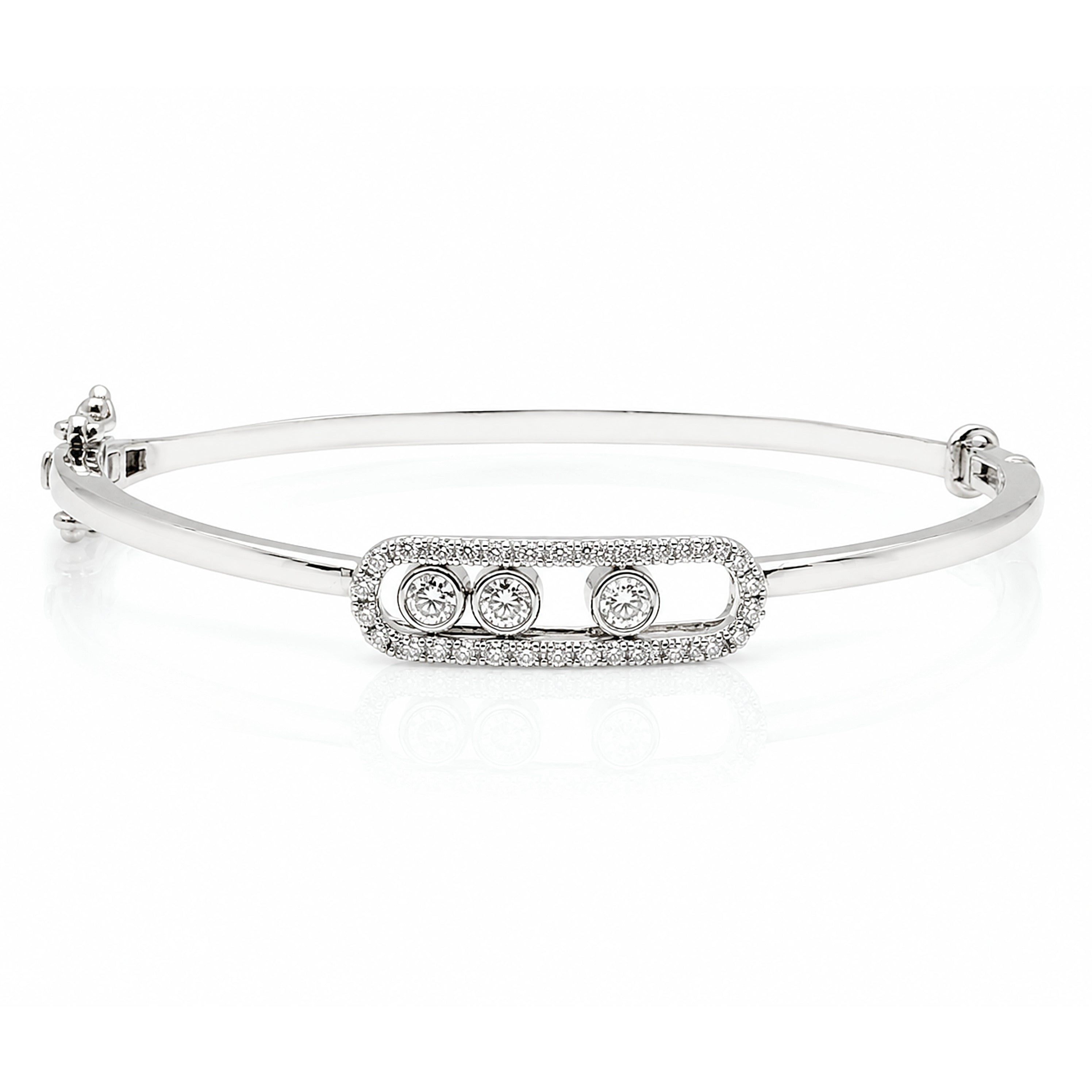 DIAMONDS BANGLE BRACELET | צמיד יהלומים 0.72 קראט