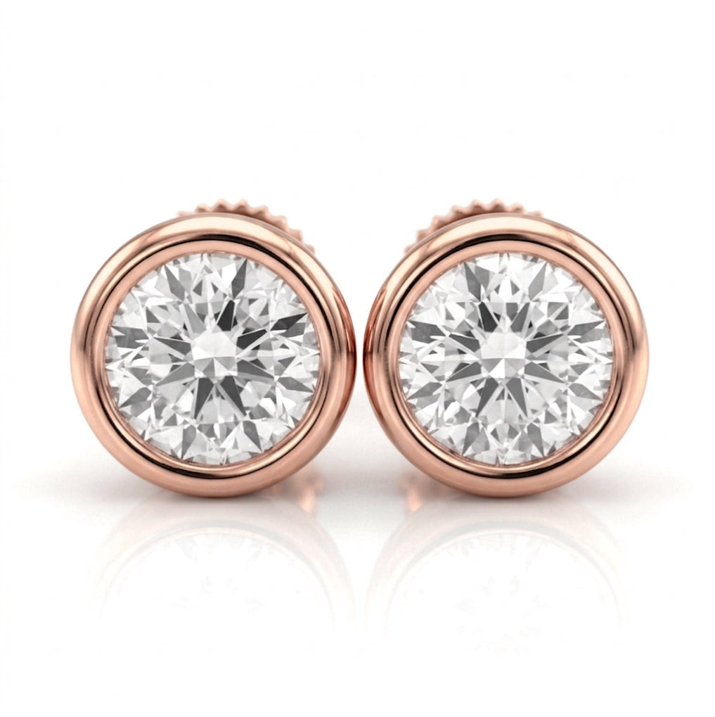 ARIEL  | עגילי זהב ויהלומים