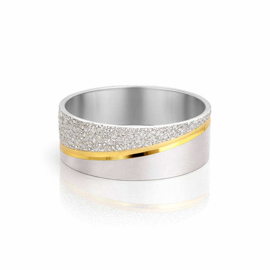 LIFE | Ring White & Yellow Gold