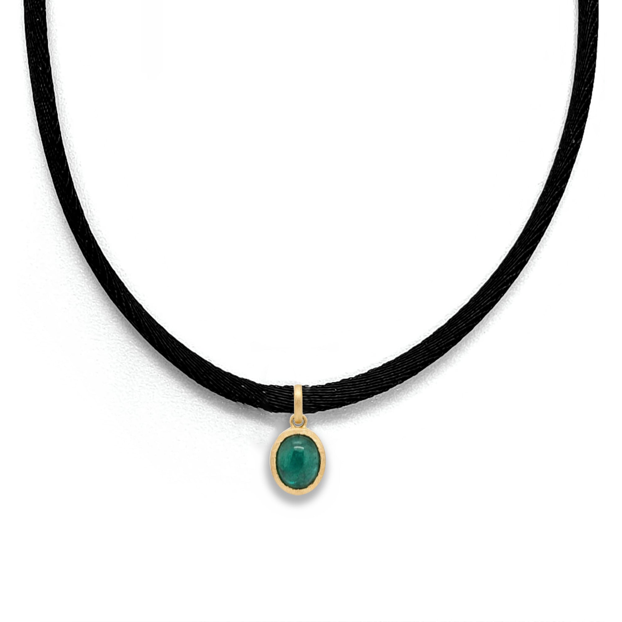 PUNCHY CHOKER | צו'קר אמרלד וזהב