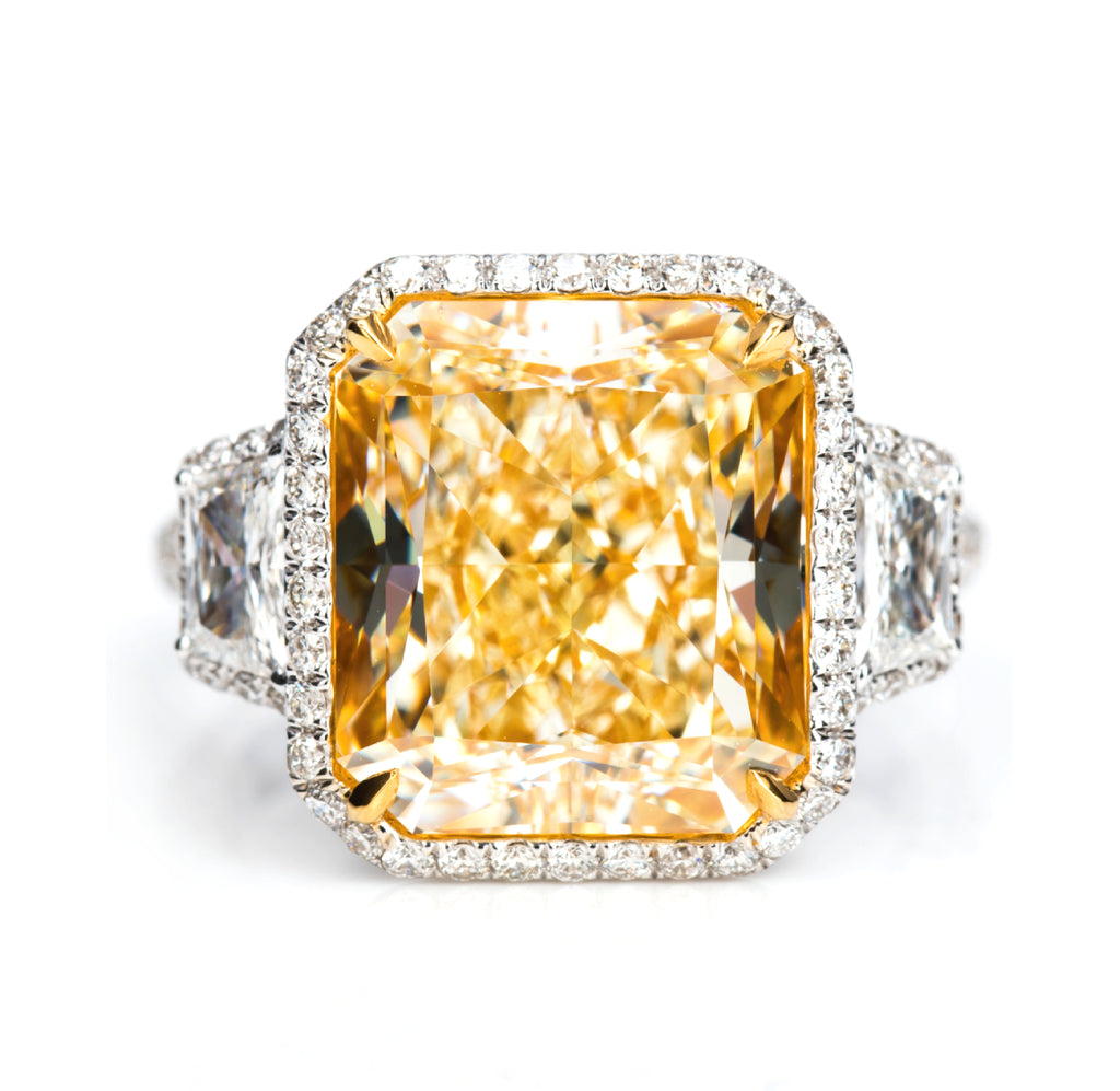 THE SPARKLIN YELLOW | טבעת יהלומים טבעיים