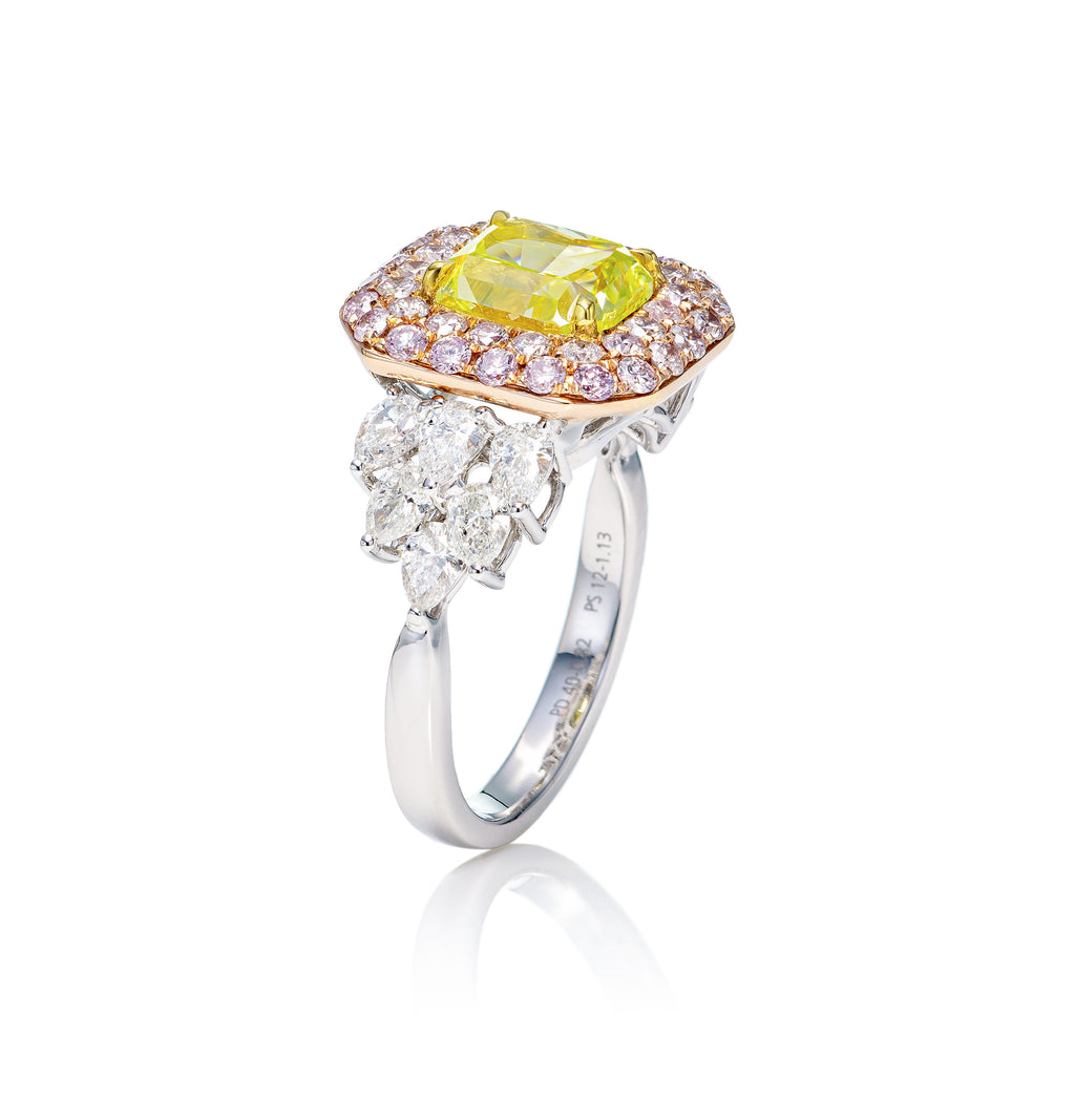 THE EXOTIC RING | טבעת יהלומים טבעיים