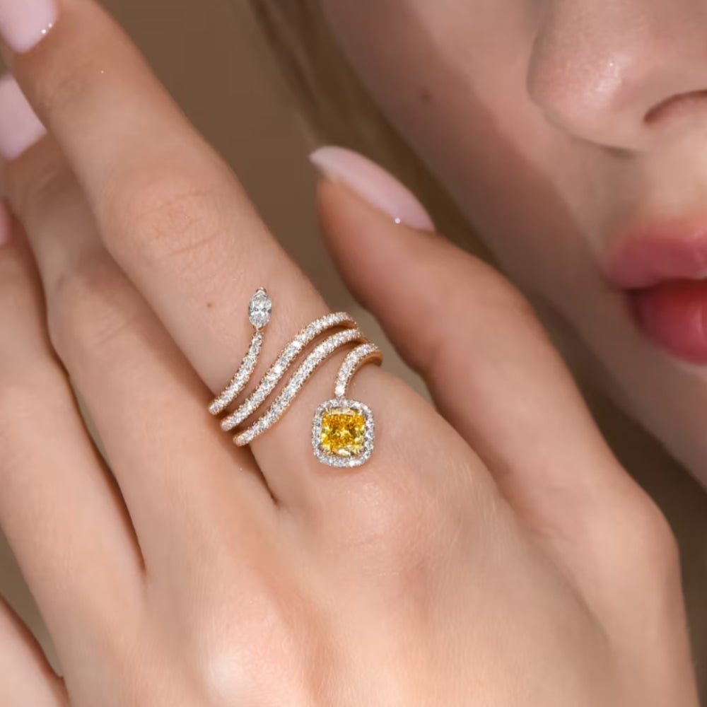 THE SOLAR FLOW | Ring White Gold