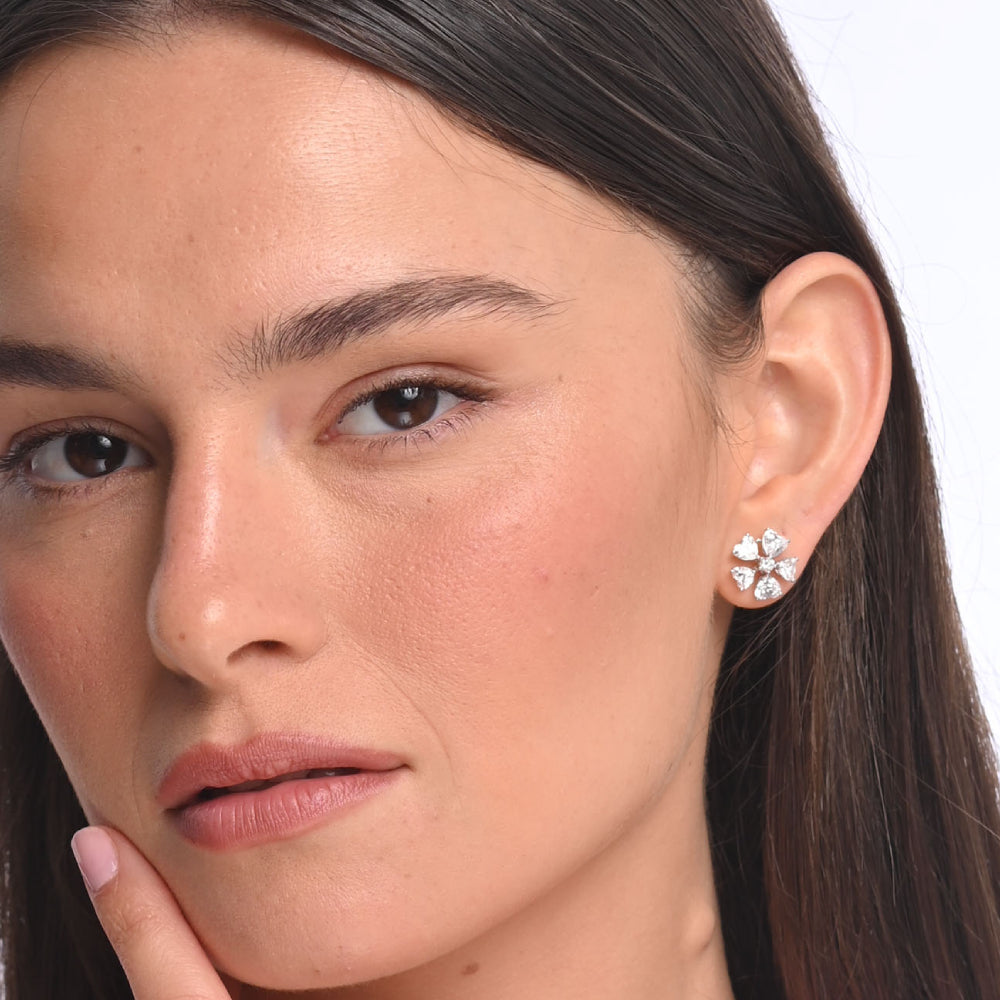 THE BLOSSOM EARRING | Earrings White Gold