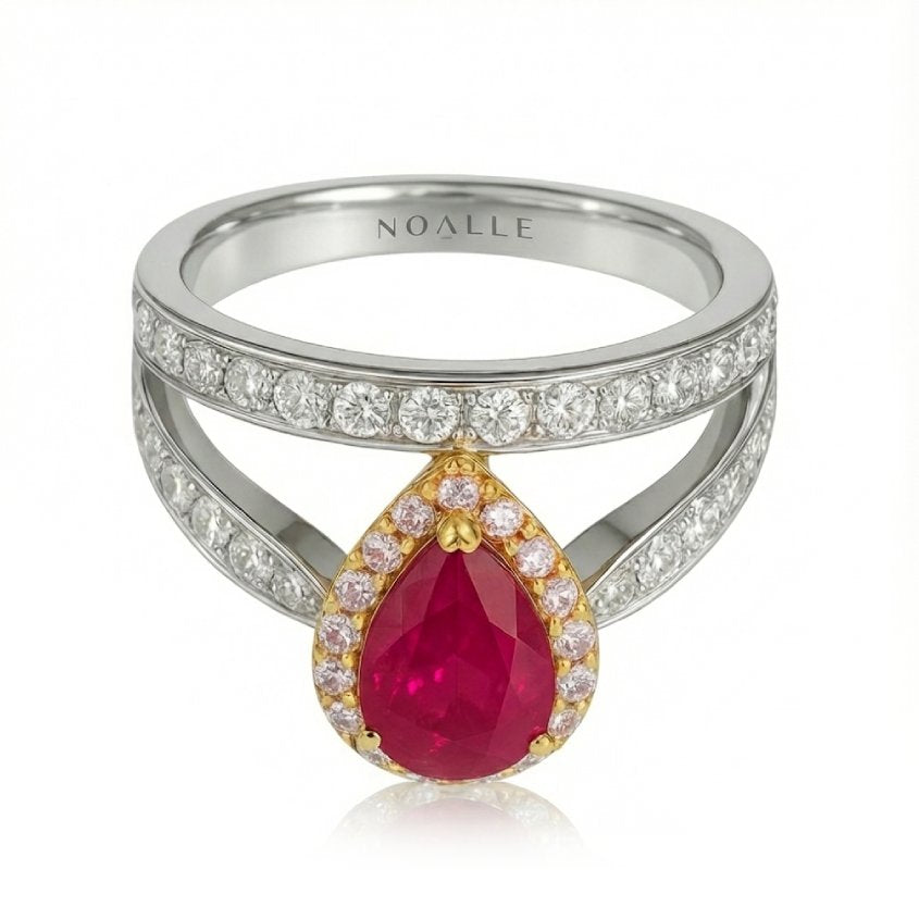 FOREST TEAR | Ring White Gold