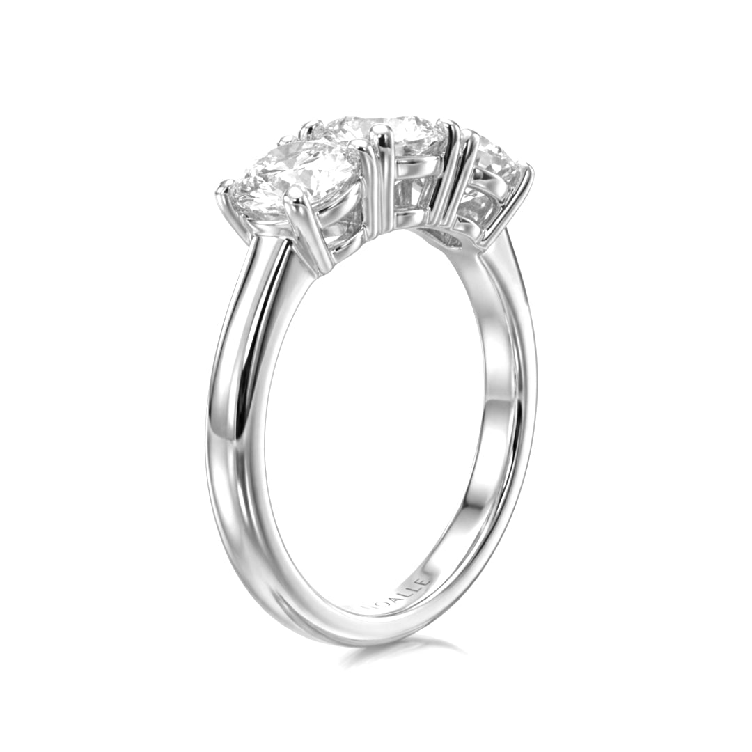3 Stones Fire | 3 Diamonds Ring