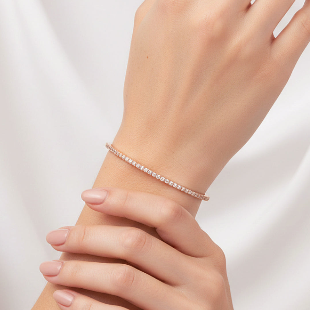 NOALLE BANGLE BRACELET | צמיד יהלומים טבעיים