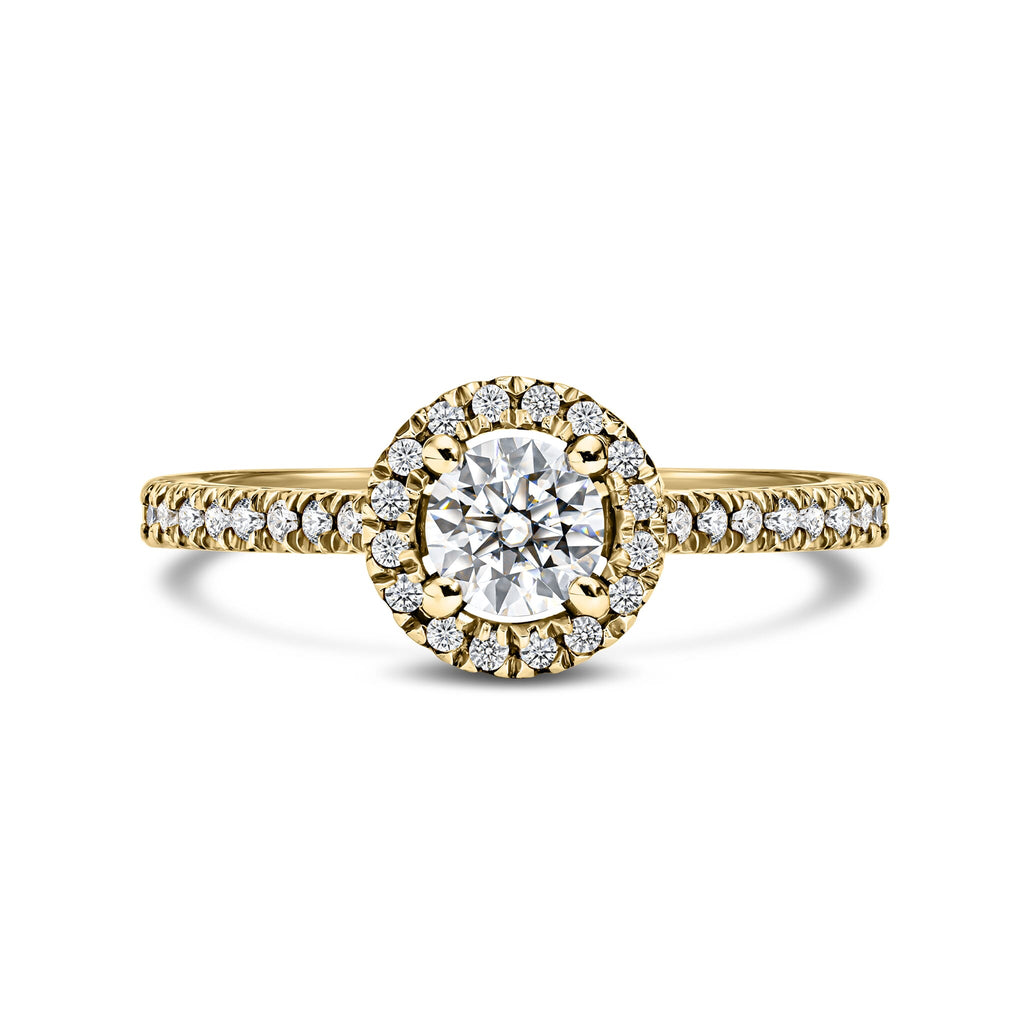 CELESTE HALO | Ring White Gold