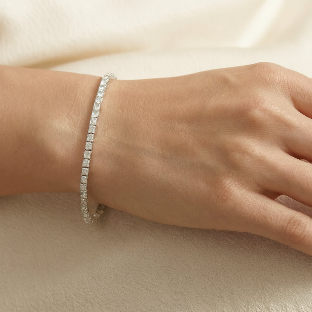 MINIMAL BRACELET | צמיד טניס יהלומים 0.80 קראט