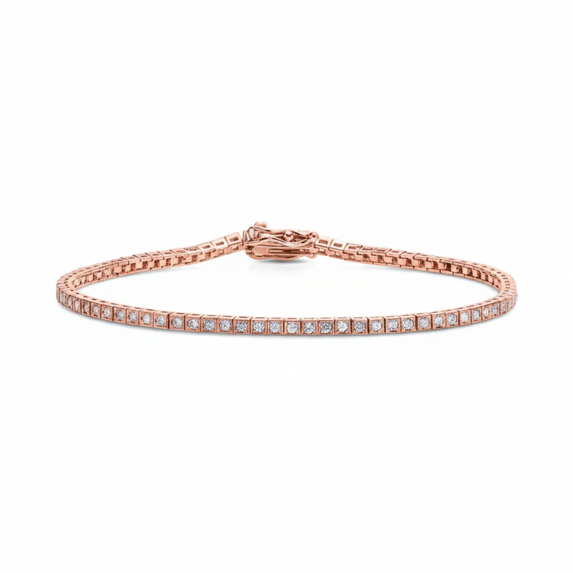 MINIMAL BRACELET | צמיד טניס יהלומים 0.80 קראט