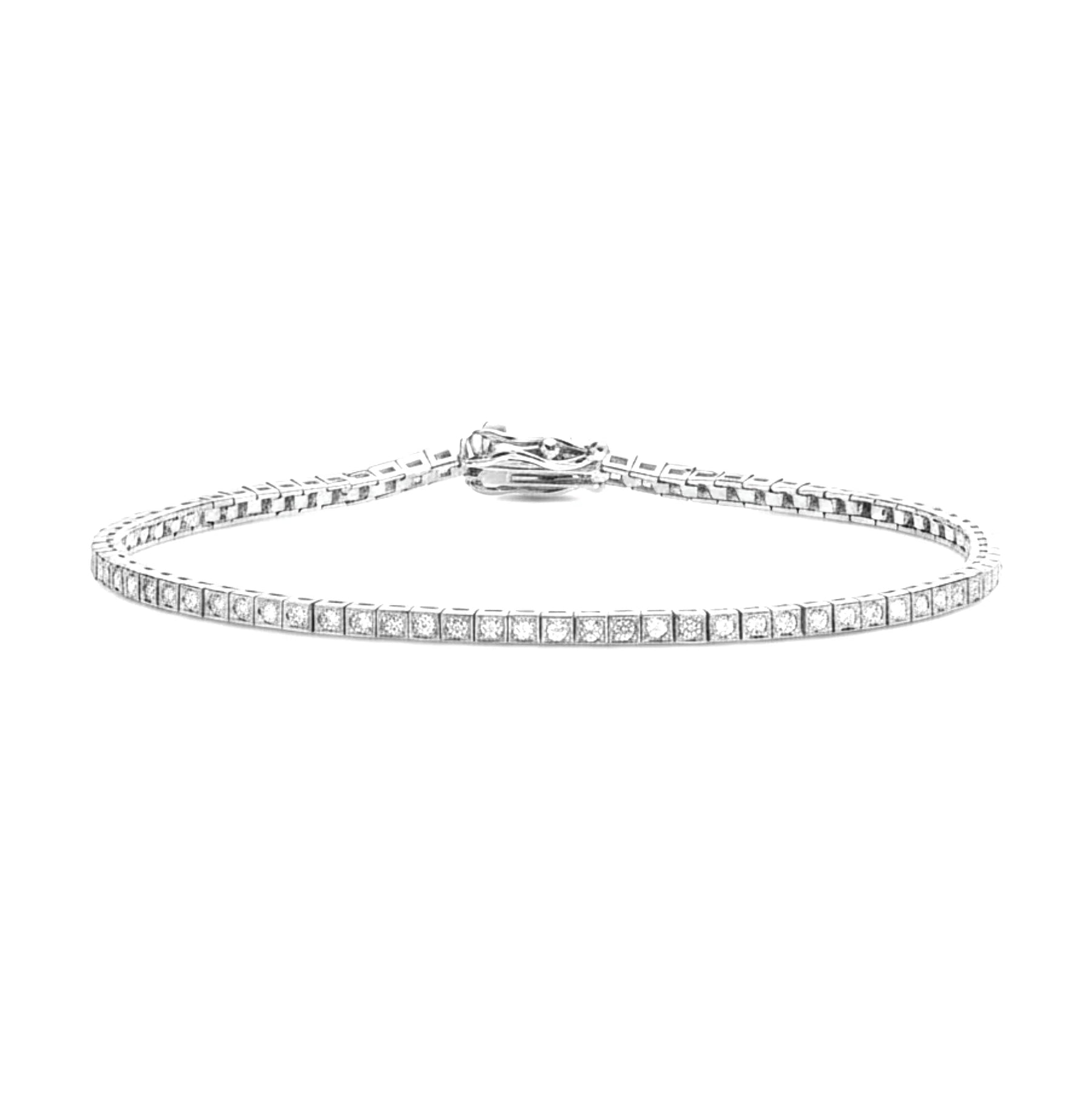 MINIMAL BRACELET | צמיד טניס יהלומים 0.80 קראט
