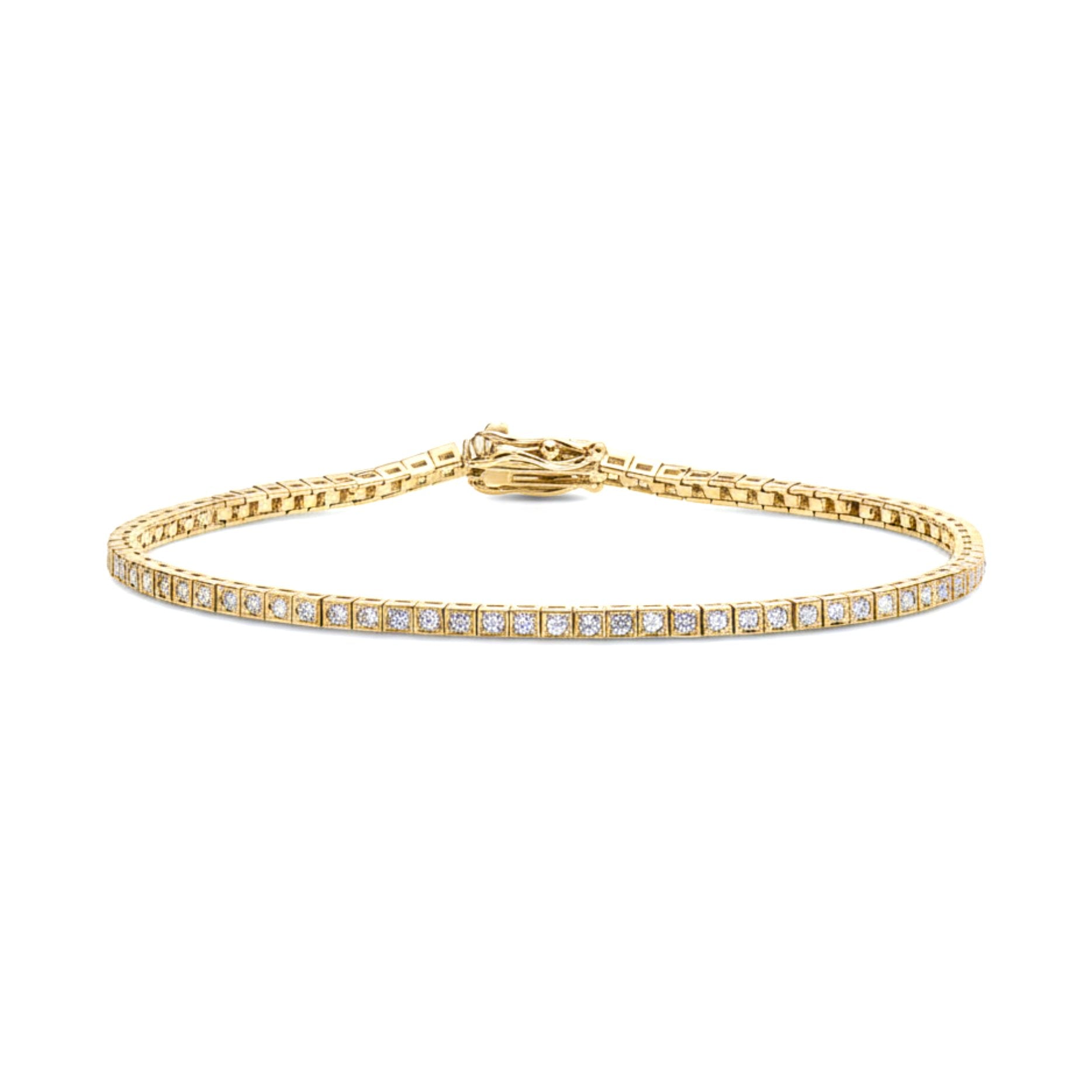 MINIMAL BRACELET | צמיד טניס יהלומים 0.80 קראט
