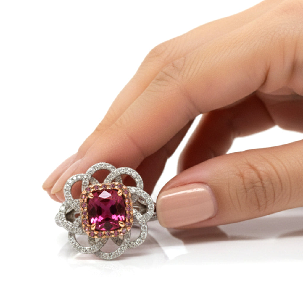 ROSE BLOOM RING | Ring White Gold