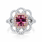 ROSE BLOOM RING | טבעת אבן חן ויהלומים טבעיים
