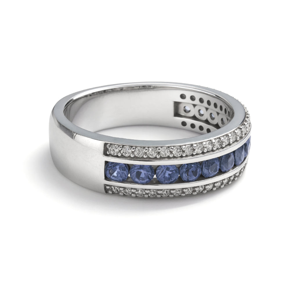 ROYAL SAPPHIRE | Ring White Gold