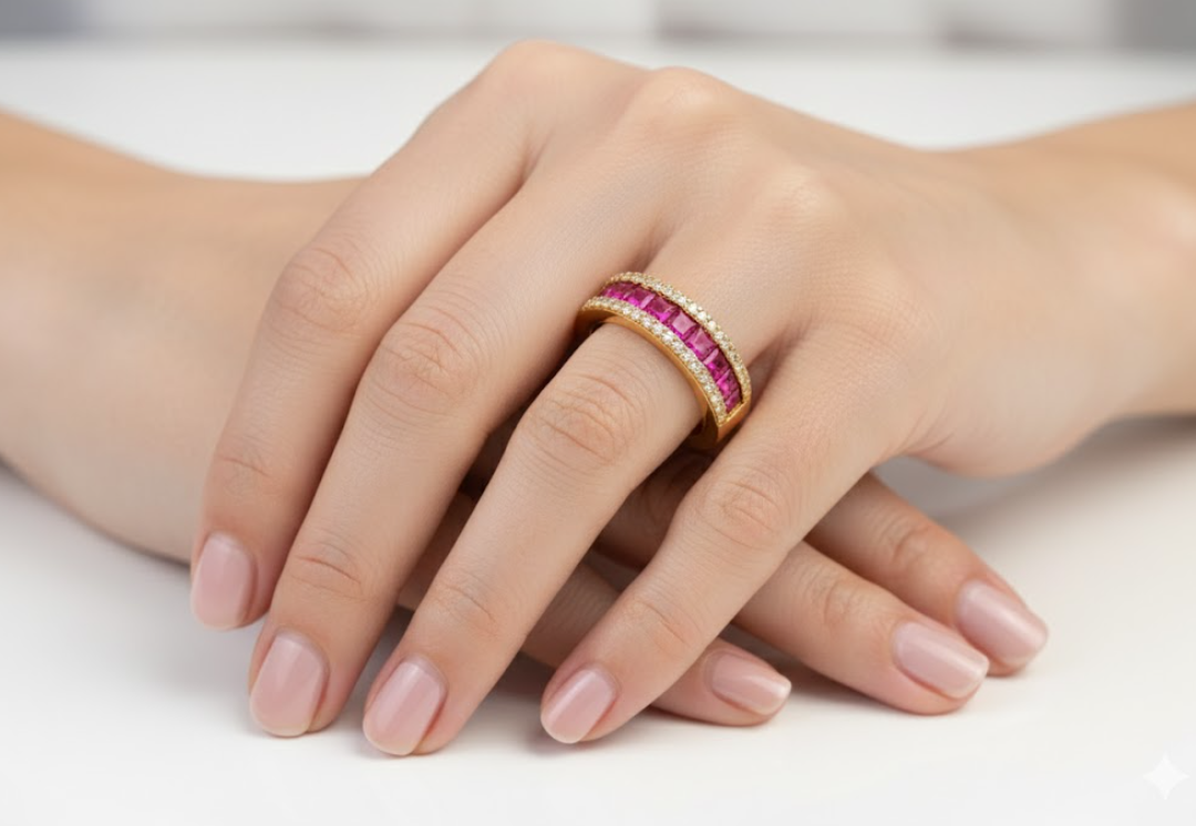 RUBY AVANUE | Ring Yellow Gold