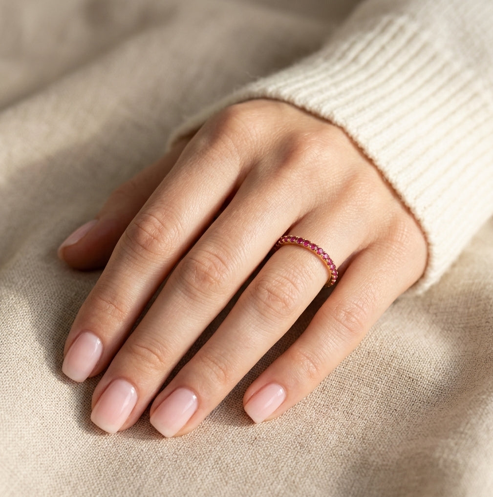 RUBY ETERNA | טבעת איטרניטי רובי