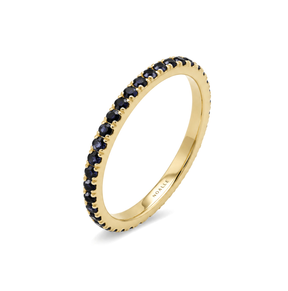 BLACK DIAMONDS ETERNA | טבעת איטרניטי יהלומים שחורים