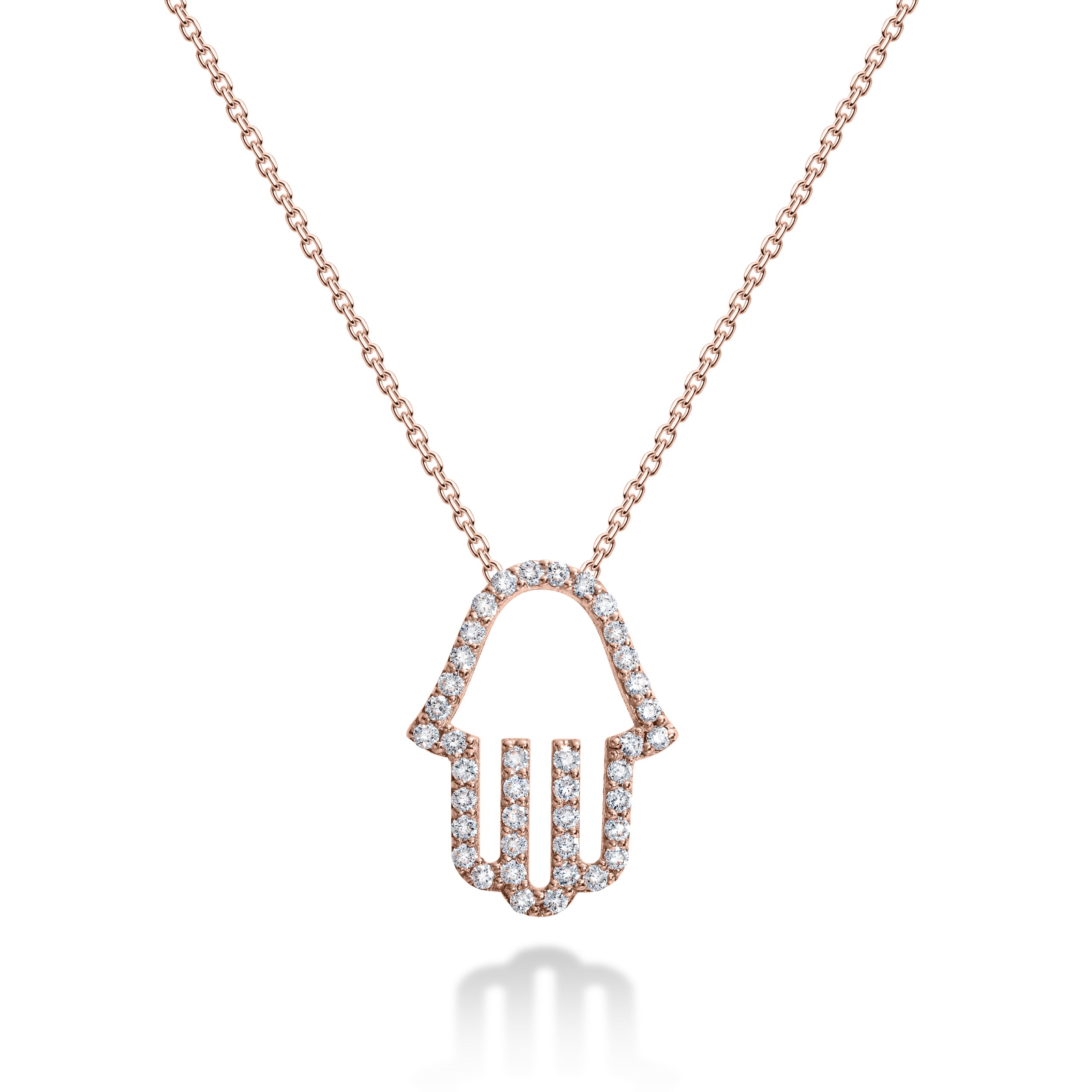 HAMSA | שרשרת חמסה משובצת יהלומים
