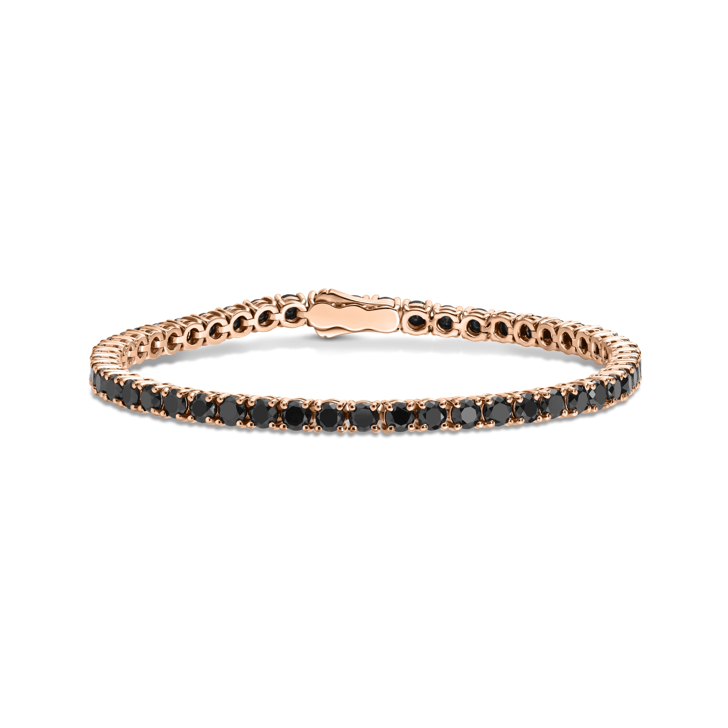 BLACK BRACELET | צמיד 5 קראט יהלומים שחורים