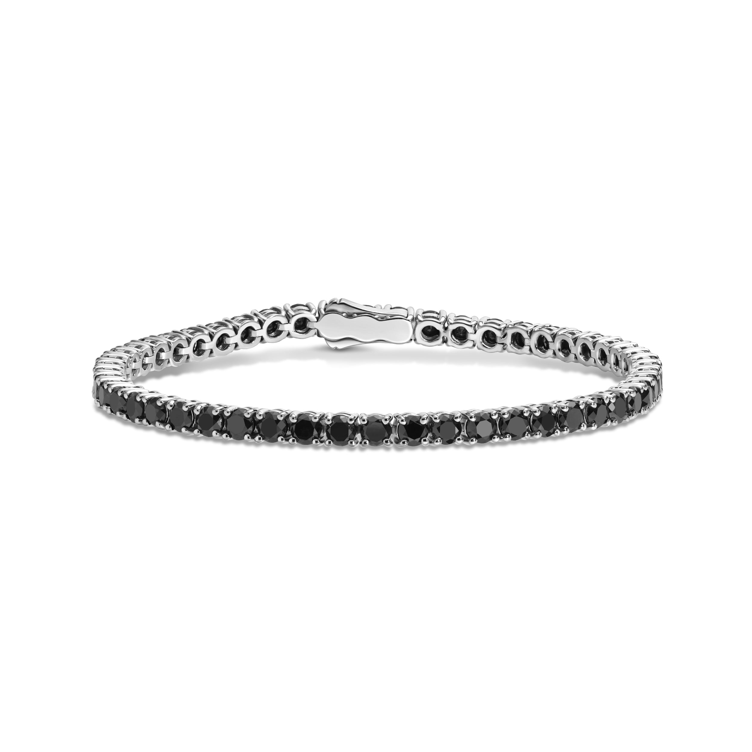 BLACK BRACELET | צמיד 5 קראט יהלומים שחורים