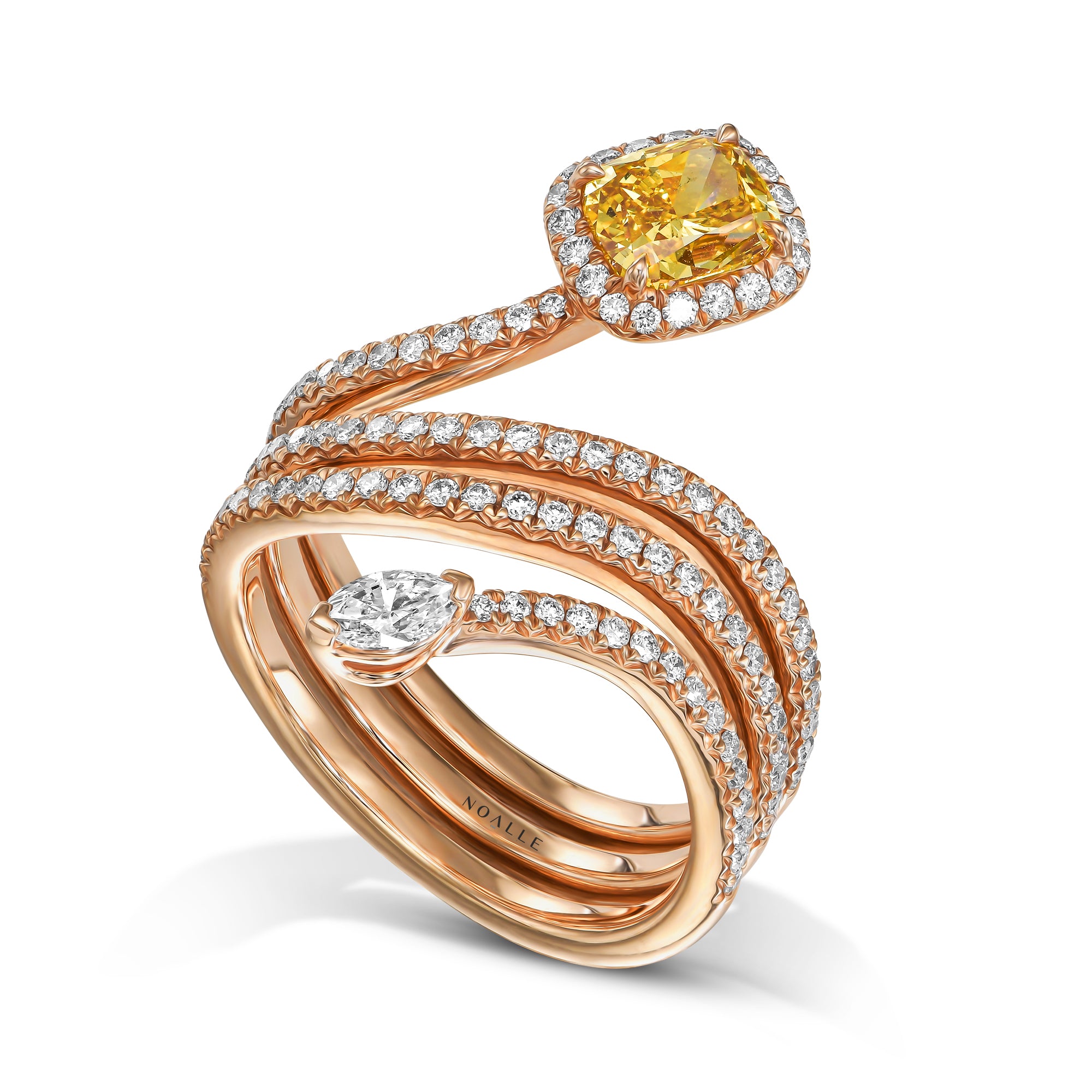 THE SOLAR FLOW | Ring White Gold