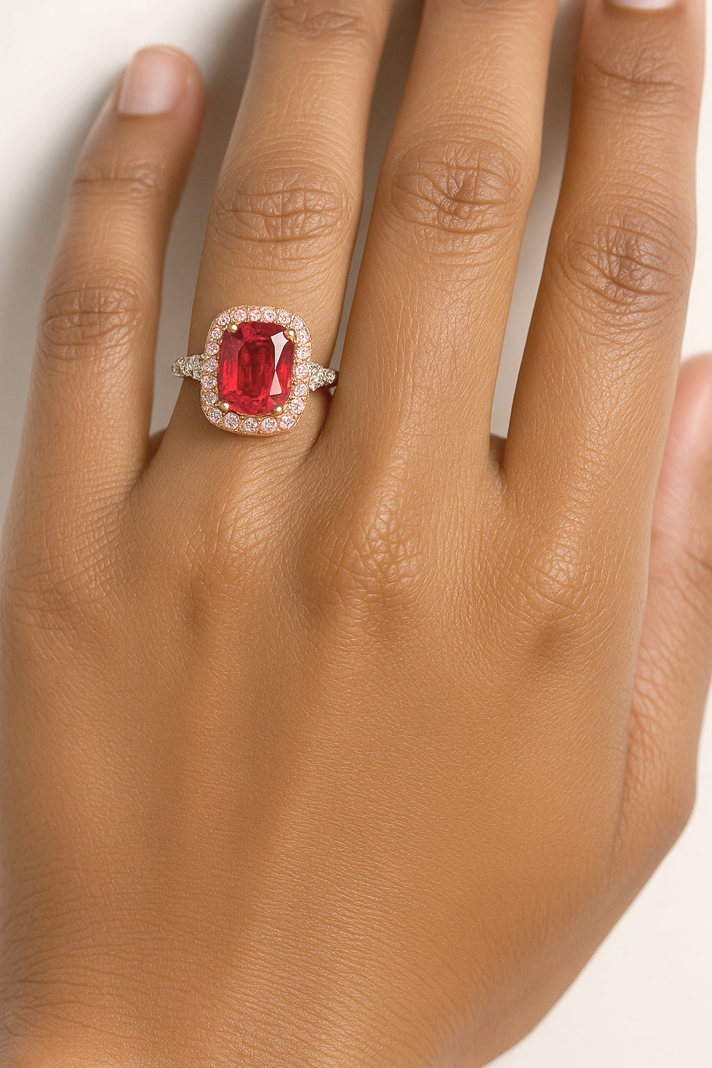 NOALLA ROUGH | Ring White Gold