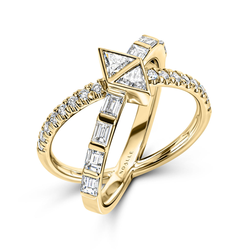 NOALLE RING | Solitaire White Gold