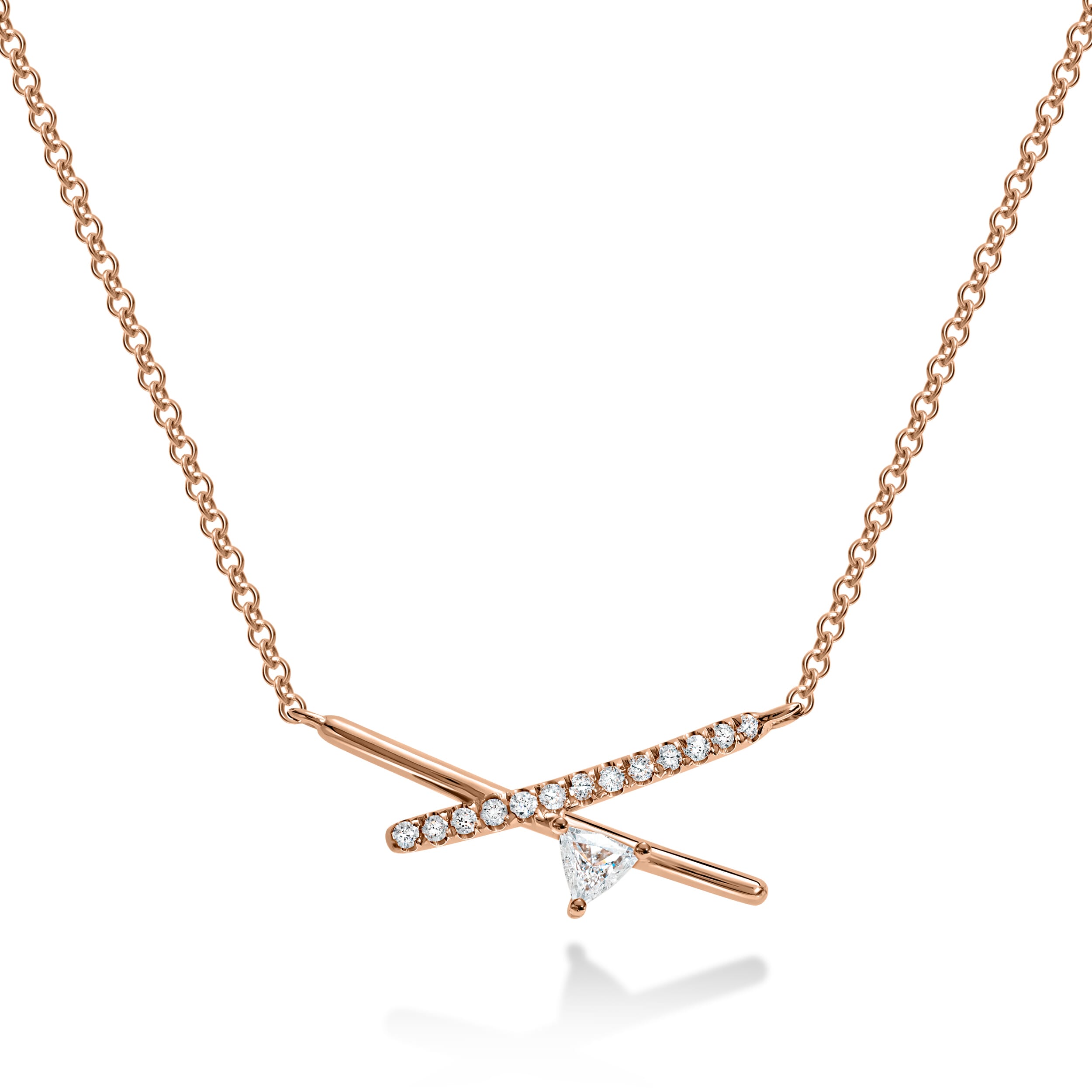 GEMINI NECKLACE | Pendant White Gold