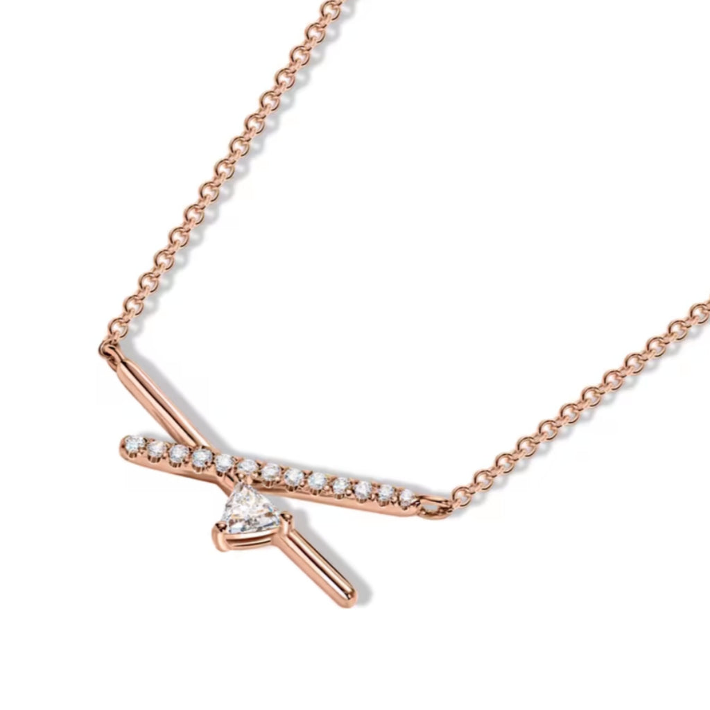 GEMINI NECKLACE | Pendant White Gold