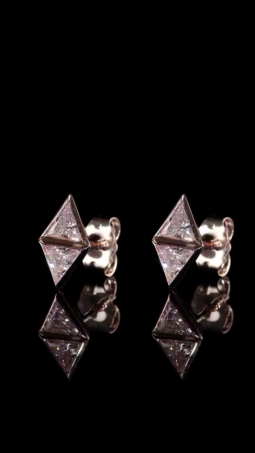 THE NOVA EARRING | Stud White Gold