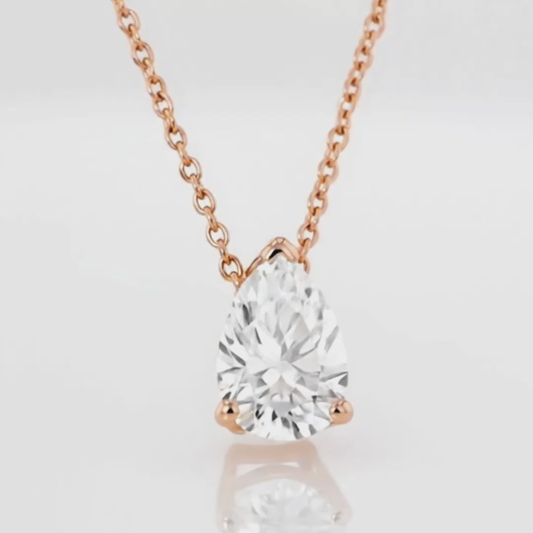 JANE NECKLACE | שרשרת יהלום טיפה