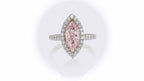 THE PINK MARQUISE | טבעת יהלום ורוד טבעי