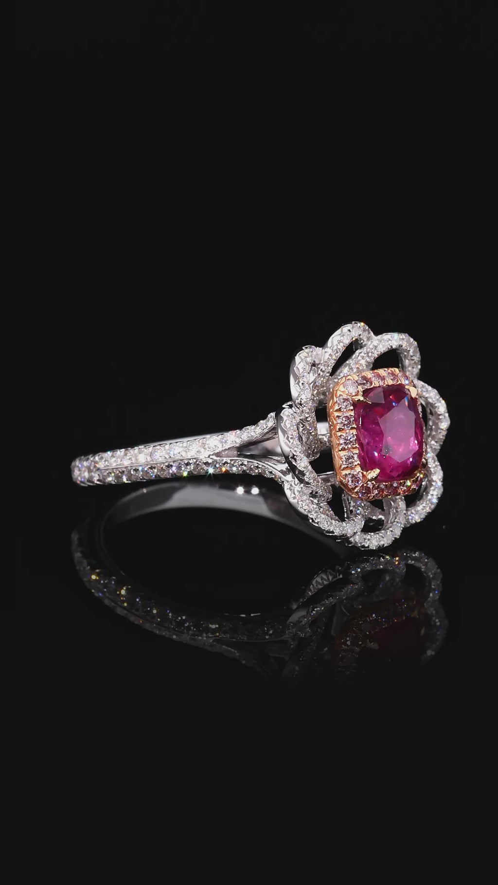 ROSE BLOOM RING | Ring White Gold