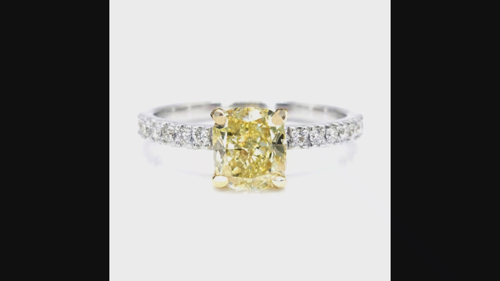  ROYAL SUN RING | טבעת יהלום טבעי צהוב