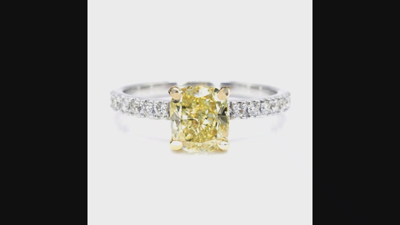  ROYAL SUN RING | טבעת יהלום טבעי צהוב